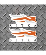 2x Sitka Vinyl Decals Stickers Hunting Gear Guns Hunter Deer Indoor Outdoor - $10.84