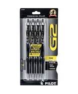 G2 Premium Gel Rolling Ball Pen Fine .7mm 4/Pkg Black - Ships FREE! - £8.36 GBP