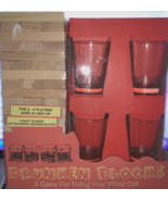Fairly Odd Novelties Dunken Blocks Shot Glass Drinking Game A Tower Of Fun. - $13.47 CAD