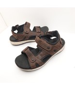 SAS Maverick Sandals Men Size 11.5 M  Brown Leather Sport Strap Cushioned - $951.92 MXN