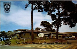 Vtg Postcard The Wilkie&#39;s Motel on Beautiful Monterey Bay, AAA - £4.58 GBP