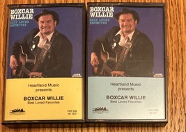 Best Loved Favorites by Boxcar Willie (Cassette, Apr-1991, Vanguard) Vol 1 &amp; 2 - £9.37 GBP
