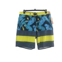 Vans Men&#39;s Blue Yellow tropical Floral Board shorts swim suit Size 36 New - £23.35 GBP