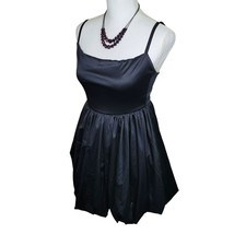 Ow Intimates Dress Black Short Spaghetti Cami Strap Zipper Size XL Pinup... - $73.66