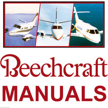 Beechcraft Baron 55 56 58 Shop &amp; Maintenance &amp; Parts &amp; Service Manuals Set Cd - £37.12 GBP