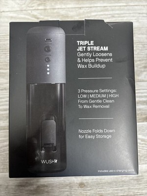 Wush BlackWolf Rechargeable Triple Jet Stream Powered Ear Cleaner #WUSH0706 Item image 4