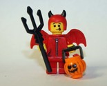 Building Block Devil Trick or Treat Halloween Minifigure Custom - £4.81 GBP