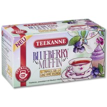 Teekanne Blueberry Muffin Tea - 20 tea bags- Made in Germany- CALORIE FREE - £7.31 GBP