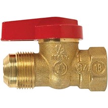 B &amp; K Gas Valve Straight Forged Brass Chrome Plated Boxed - £19.89 GBP