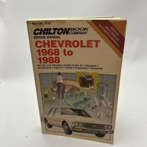 VINTAGE CHILTON BOOK CHEVROLET 1968 TO 1988 REPAIR MANUAL - $7.35