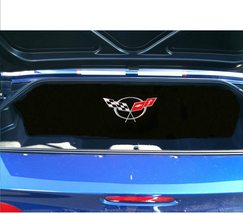 C5 Corvette Trunk Compartment Divider Partition w/ C5 Silver Cross Flag Emblem - £117.00 GBP
