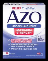 Azo Urinary Pain Relief Max Strength - 12 Ct 05/2027 - $13.61