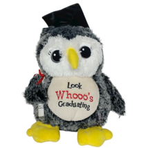 Dan Dee Graduation Gray Owl Look Whooo&#39;s Graduating Diploma Plush 2018 1... - $33.66