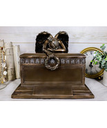 Inspirational Angel Of Bereavement Holding Wreath Cremation Urn Statue 2... - $249.42 CAD