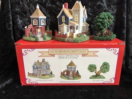 Liberty Falls 1999 - Ornithologist&#39;s House and Dove Cote, and Oldest Tre... - $12.50