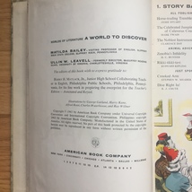1963 A World to Discover textbook. By Matilda Bailey and Ullin Leavell image 6