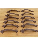 12 Cabinet Handles Door Drawer Pulls Rustic Farmhouse Vintage Look Cast ... - $612.43 MXN