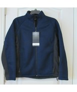 Zeroxposur Heavyweight Sweater Jacket Marine Blue Men&#39;s Sz M NWT MSRP$150 - $956.52 MXN