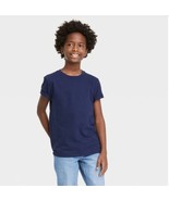 2 Cat &amp; Jack Boys Medium 8/10 T-Shirt Short Sleeve Navy New With Tags - $15.03 CAD