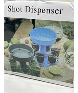 6 Shot Glass Dispenser and Holder Liquor Dispenser Cocktail Home Party T... - $11.99