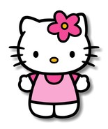 Hello Kitty in Pink  Precision Cut Decal - £3.20 GBP+