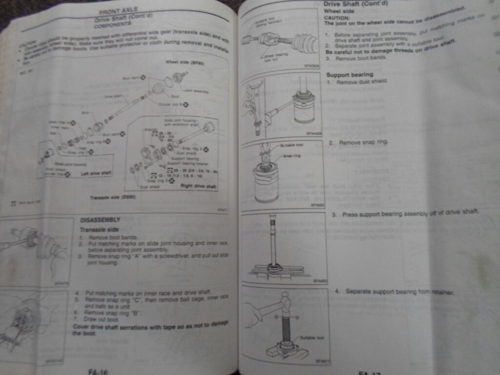 1996 Nissan Stanza Altima Service Réparation Atelier Manuel Set Usine OEM Livres Item image 10