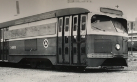 St Louis Public Service Metro #1685 Streetcar Trolley Photo Civil Defense Logo - £7.46 GBP