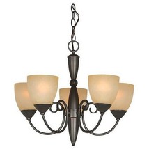 Classic Style 5-Light Bronze Chandelier 21-inch x 18-inch - $2,736.72 MXN