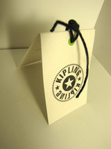 Kipling Live Light 10x5.5cm White Black Cardboard Label since 1987 Belgi... - £4.94 GBP