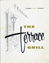 The Terrace Grill Restaurant Menu Columbia Missouri 1964 Little DIXIE Style - £18.56 GBP