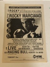 Rocky Marciano Tv Guide Print Ad Jon Favreau Penelope Ann Miller TPA12 - £4.66 GBP