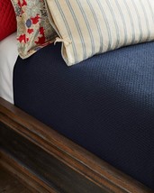Ralph Lauren Ariel King bed blanket Navy Remy $430 - $171.79