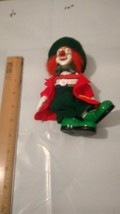 Marionette Ceramic Clown 1970  6&quot; Puppet - £16.47 GBP