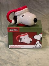 Snoopy Santa 3D 16oz Ceramic Head Mug-NEW - £12.70 GBP
