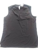 Calvin Klein Women Black Sleeveless Pullover Blouse Size Small EUC - £9.43 GBP