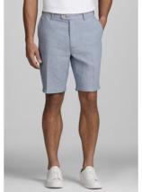 Jos. A. Bank Tailored Fit Linen Blend Glen Plaid Shorts - Big &amp; Tall 52R - £24.40 GBP