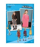 Simplicity Sewing Pattern 1787 Dress Jumper Girls Size 8-16 - $8.99