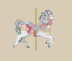 Rocking Horse cross stitch Christmas pattern, Christmas Stocking Cross stitch  - £3.92 GBP