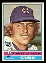 Chicago Cubs Pete La Cock 1976 Topps Baseballcard # 101 Vg - £0.39 GBP