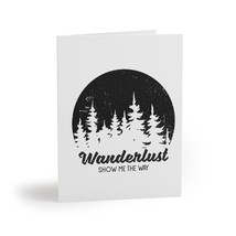 Wanderlust Greeting Cards: Rustic Forest Adventure Symbol Personalized Notecards - $32.96+