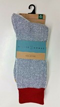 2 PAIRS GOLD TOE Men&#39;s Native Nomad Crew Socks, Knit with ORGANIC Cotton... - $13.81