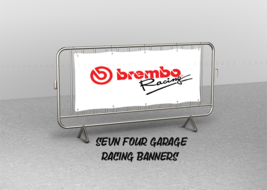 Brembo Racing Vintage Vinyl Banner | Garage Décor | Man Cave - £23.65 GBP