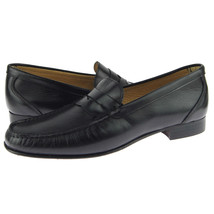 Alex D &quot;Lexington&quot; Penny Loafer, Men&#39;s Dress/Casual Leather Shoes, Black - £83.20 GBP