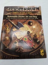*95% COMPLETE* Gloomhaven Jaws Of The Lion Removable Sticker Set And Map - £12.77 GBP