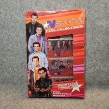 Vtg 2001 NSYNC Valentines Day 30 Foil Cards Fold Seal Winterland Deadstock New - £11.21 GBP