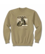 Owl Sweatshirt S XL Advice From Nature Jerzees Unisex New NWT - £21.76 GBP