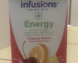 Vitafusion Infusions Energy Drink Mix 6 Single to Go Tropical Punch - $12.65