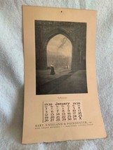1930 Calendar Memorial Arch Hart Kneeland Poindexter Real Estate Hartfor... - £36.71 GBP