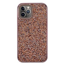 Dual Layer Glitter/Rubber Shockproof Case for iPhone 12 Pro Max 6.7&quot; ROSE GOLD - £5.30 GBP