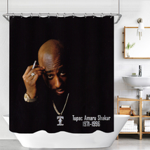 2Pac Waterproof Shower Curtain Sets Bathroom Polyester Decor Curtain For Gift70&quot; - £13.50 GBP+
